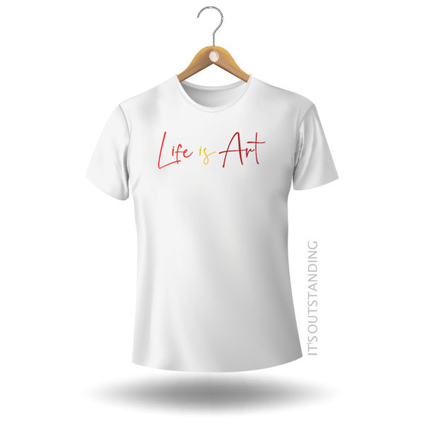 T-Shirt Flowers - Life is Art