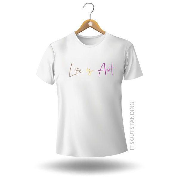 T-Shirt Stay of Home - Life is Art